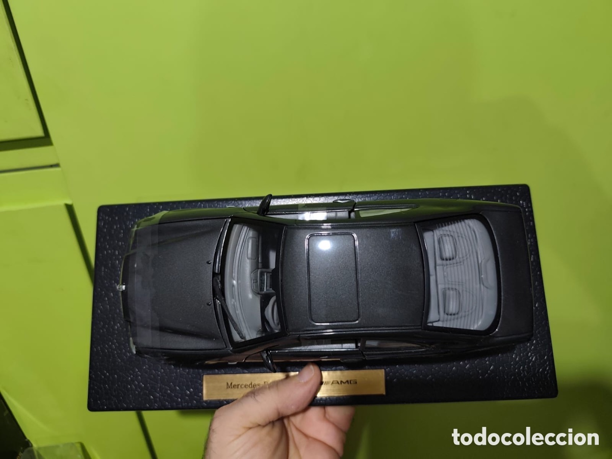 Coleccionismo: Mercedes Benz CLK AMG, gris metalizado,