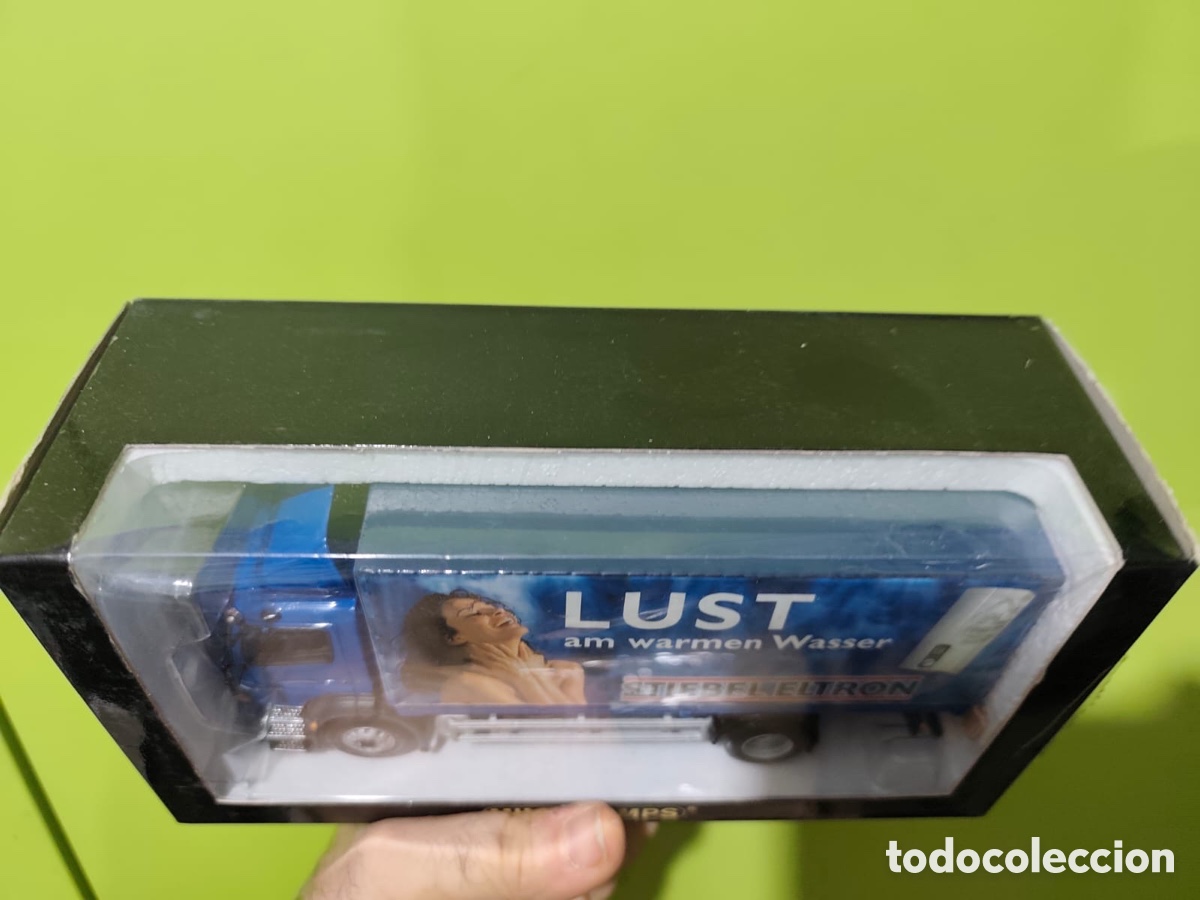 Coleccionismo: MERCEDES ATEGO 1828, azul metalizado,