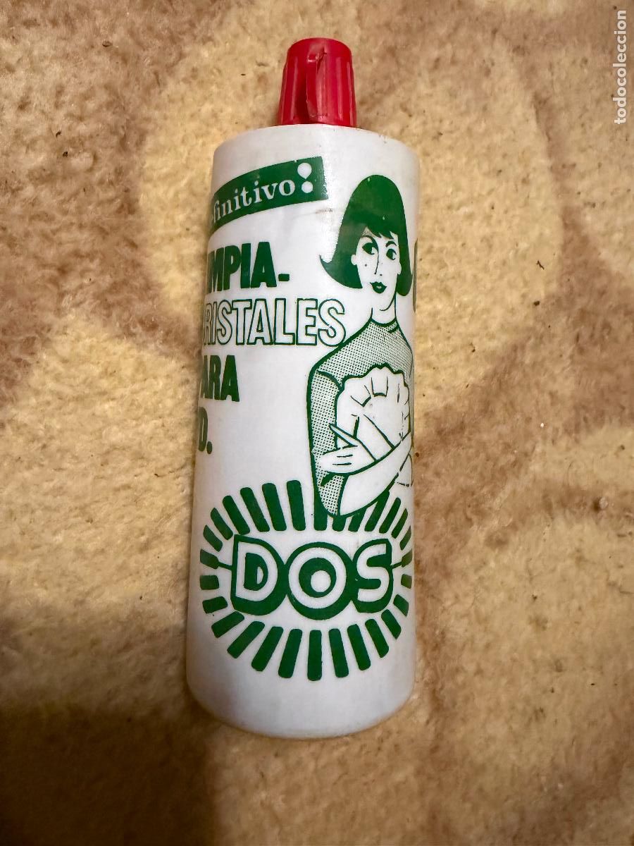 Coleccionismo: Bote sin abrir limpia cristales dos