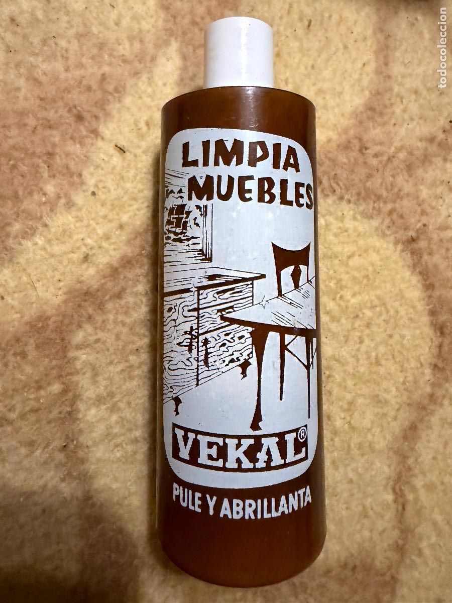 Coleccionismo: Bote sin abrir limpia muebles vekal Valencia