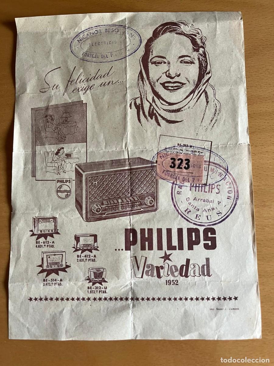 Coleccionismo: Philips Reus 1952 tama&ntilde;o 16x21 ctms.