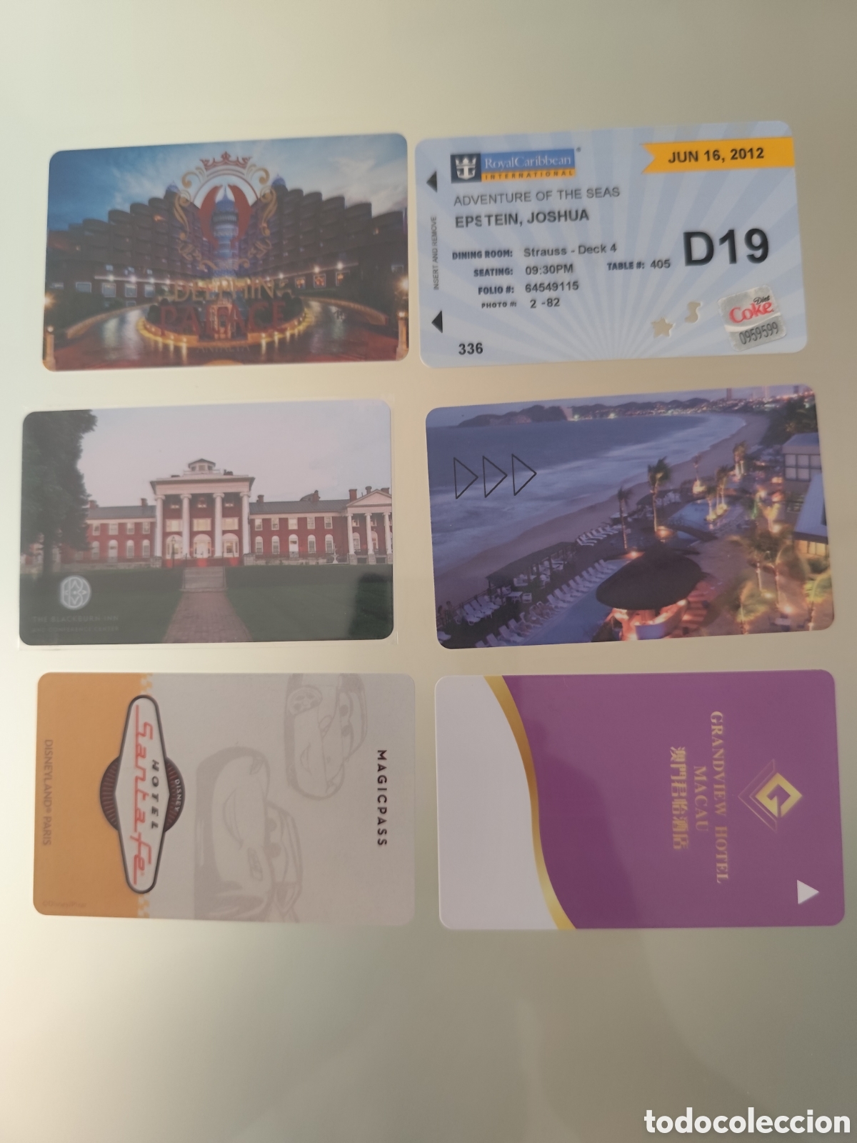 Coleccionismo: 6 llaves de hoteles extranjeras