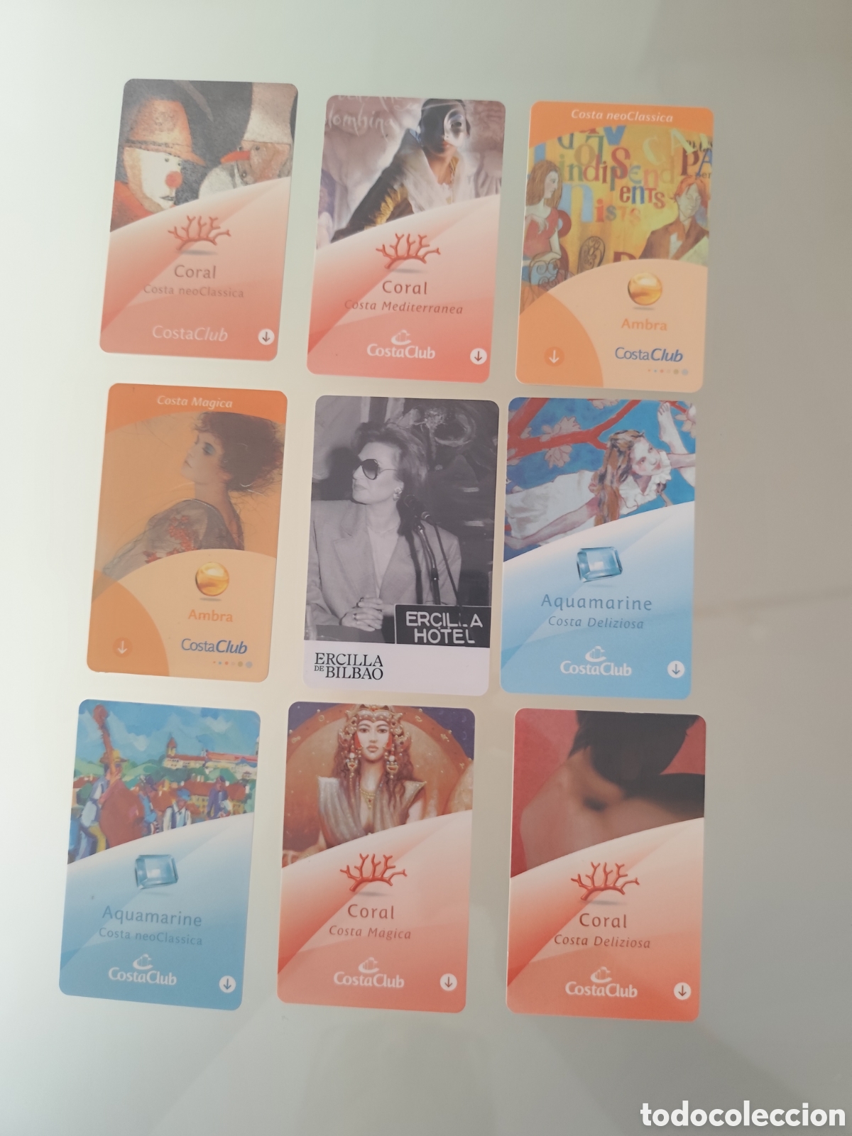 Coleccionismo: Ocho llaves de cruceros y una de Espa&ntilde;a