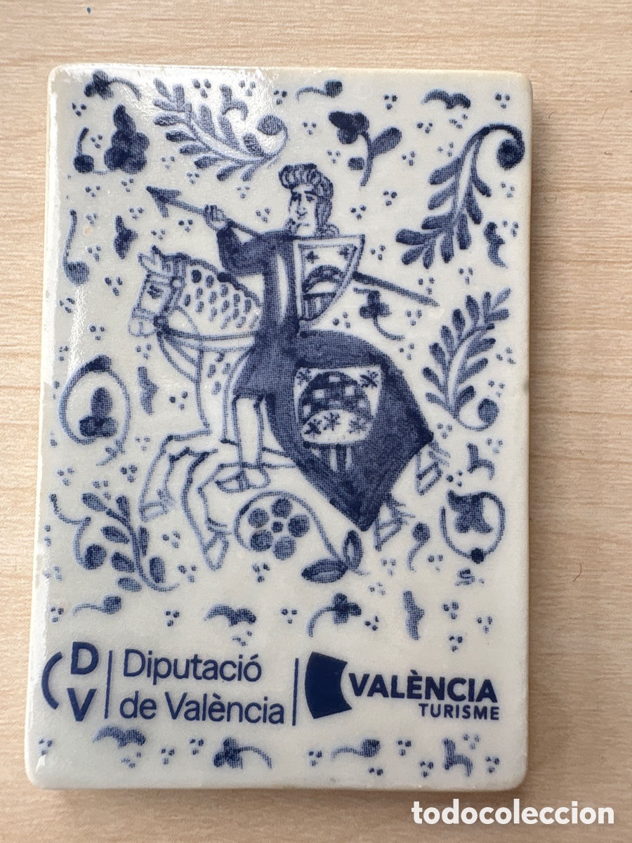 Sammeln: Im&aacute;n frigor&iacute;fico Nevera Azulejo San Jorge. Valencia. Turismo. ASM