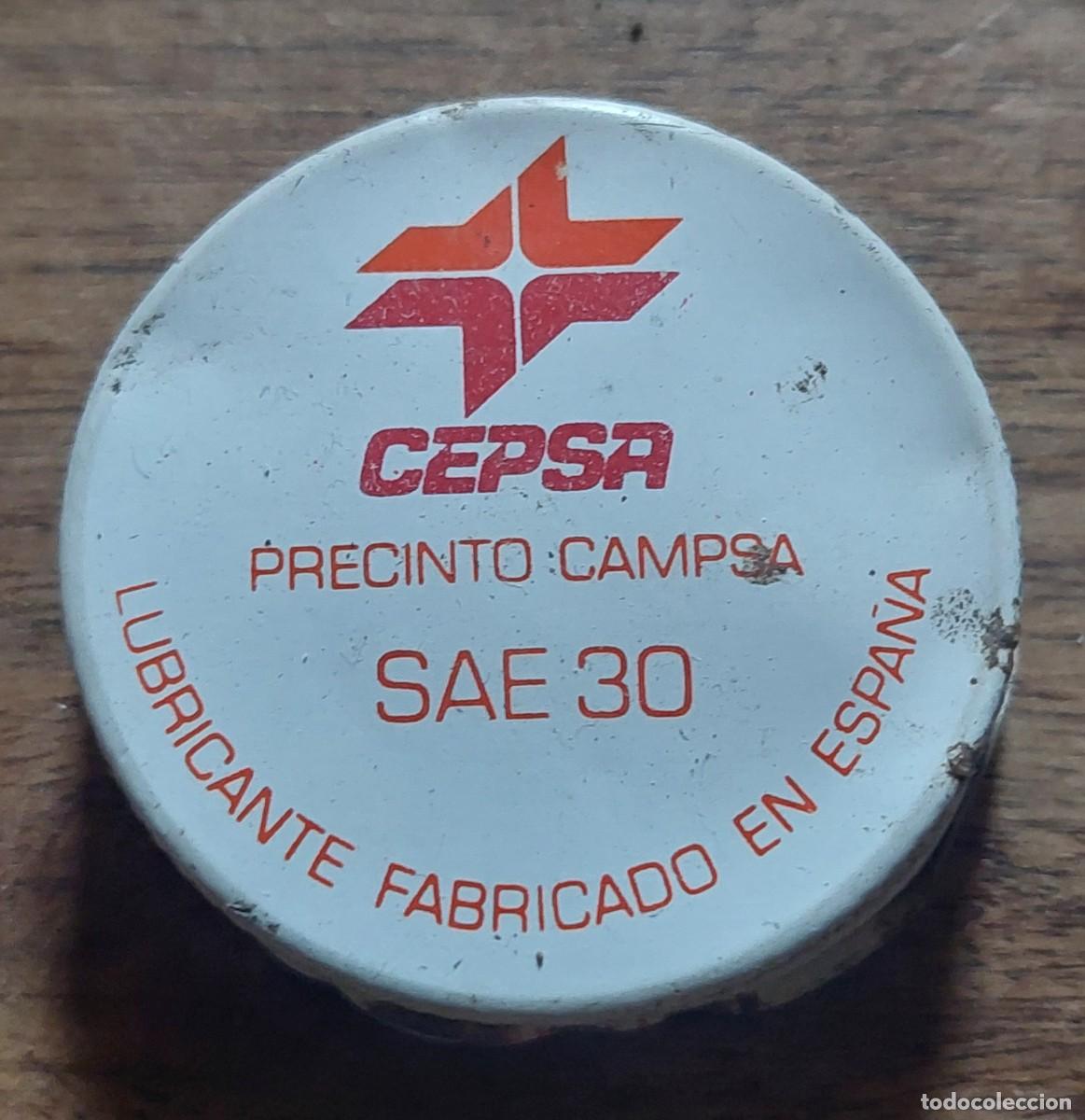 Coleccionismo: Chapa corona de lata Aceite Cepsa
