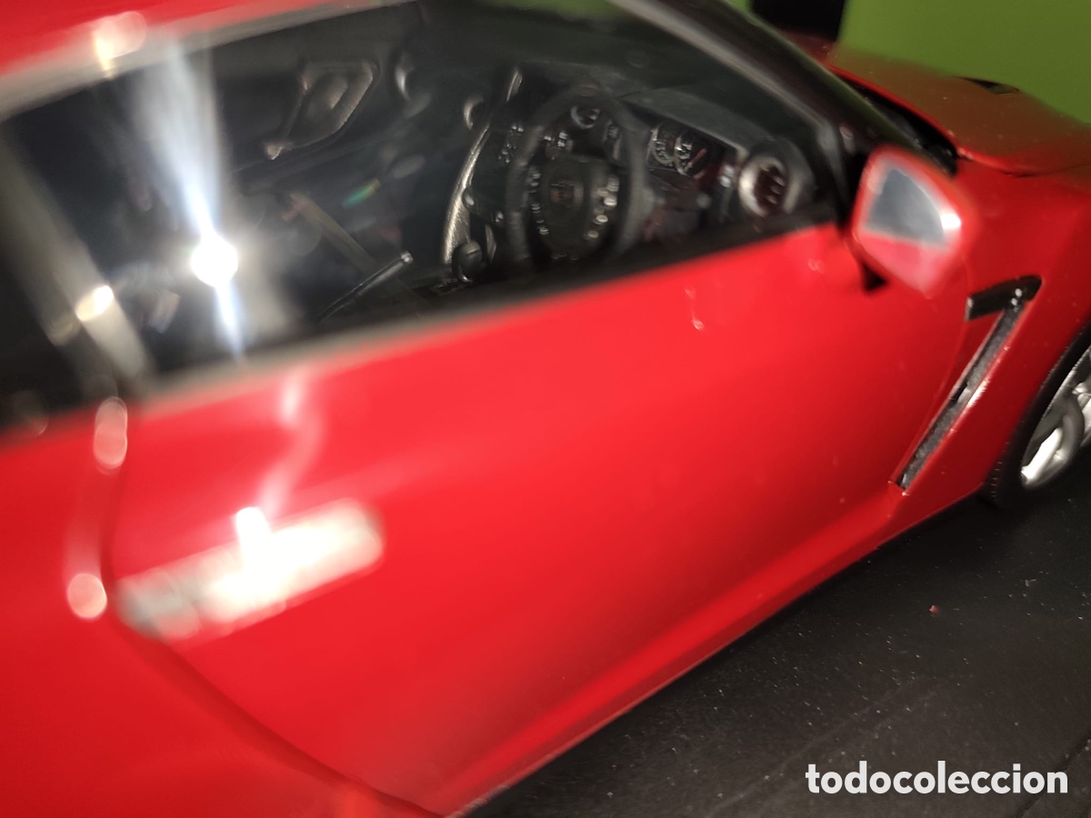 Coleccionismo: nissan gt-r, r-35, red/ rojo, 77396,
