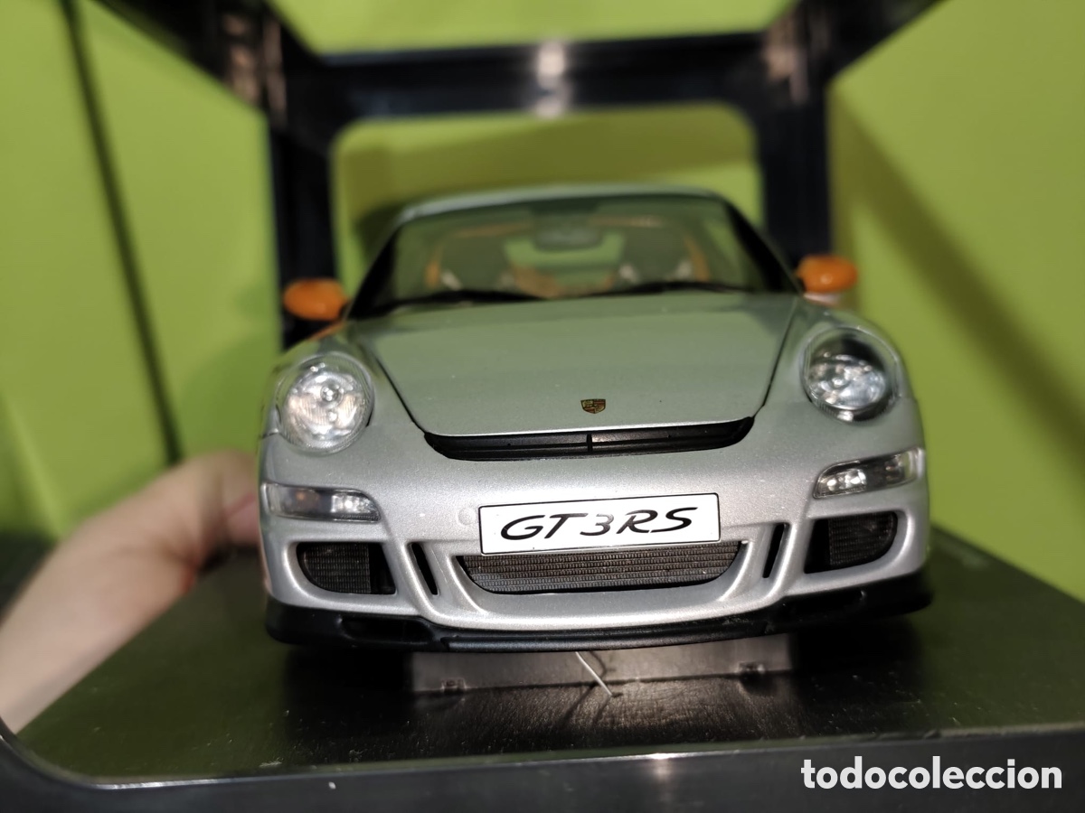 Coleccionismo: porsche 997 gt3 rs, 77993, silver worange,