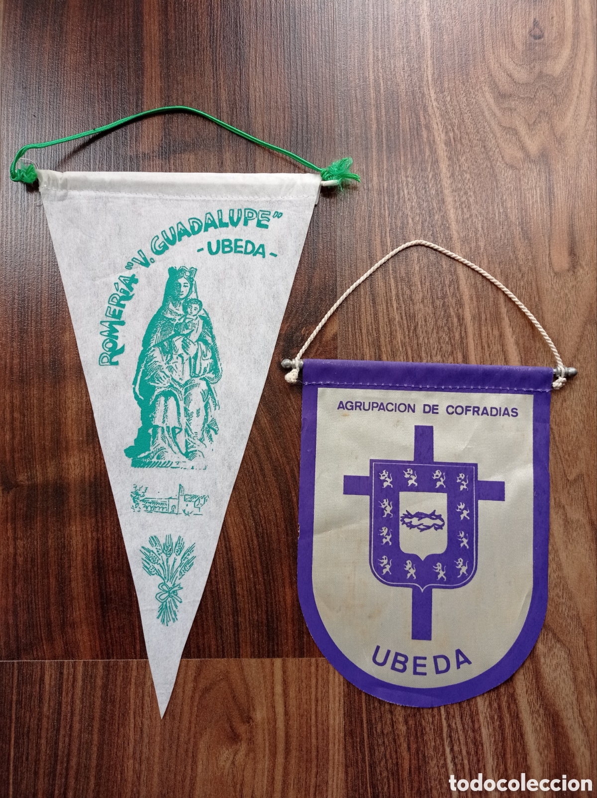Coleccionismo: Banderines religiosos de &Uacute;beda