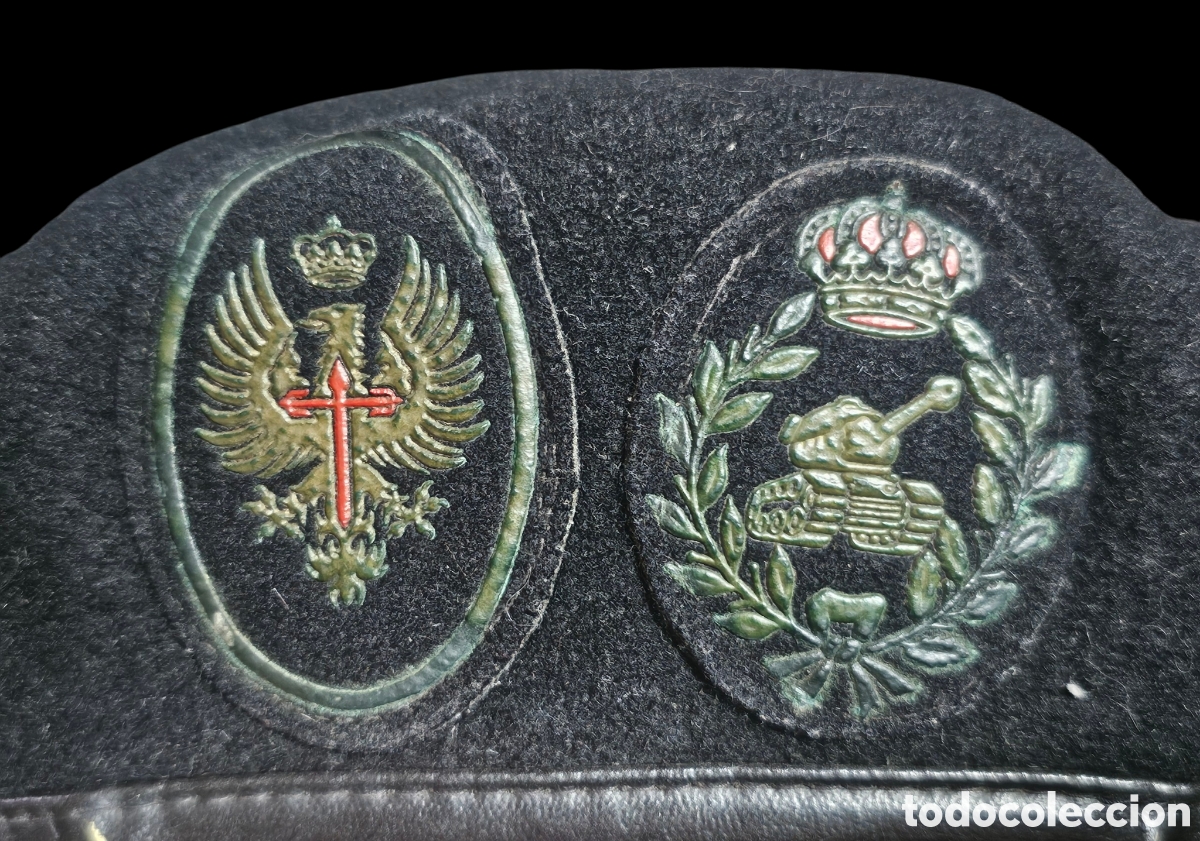 Coleccionismo: Boina Tanquista Ejercito Espa&ntilde;ol. &Eacute;poca Juan Carlos I. Talla 60