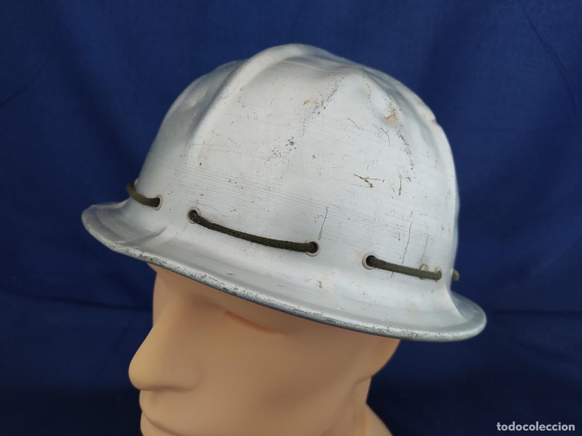 Coleccionismo: CASCO DE ALUMINIO CONSTRUCCION O MINAS - OBRAS PUBLICAS MINERO GORRA ALBA&Ntilde;IL