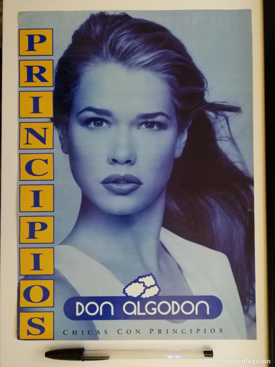 Coleccionismo: ANTIGUO ANUNCIO ACARTONADO -A4- MIRIAM REYES - DON ALGODON - PUBLICIDAD LAMINA