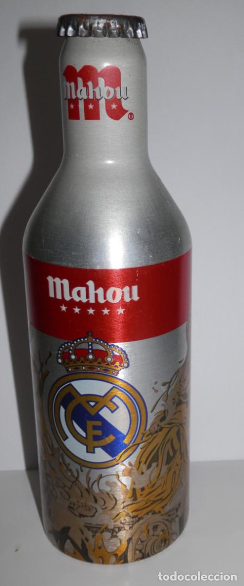 Coleccionismo: BOTELLA CERVEZA MAHOU - REAL MADRID CLUB DE FUTBOL