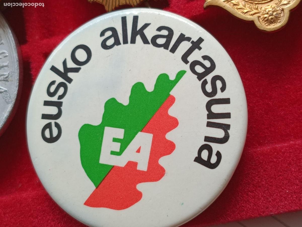 Coleccionismo: Chapa pol&iacute;tica EUSKO ALKARTASUNA
