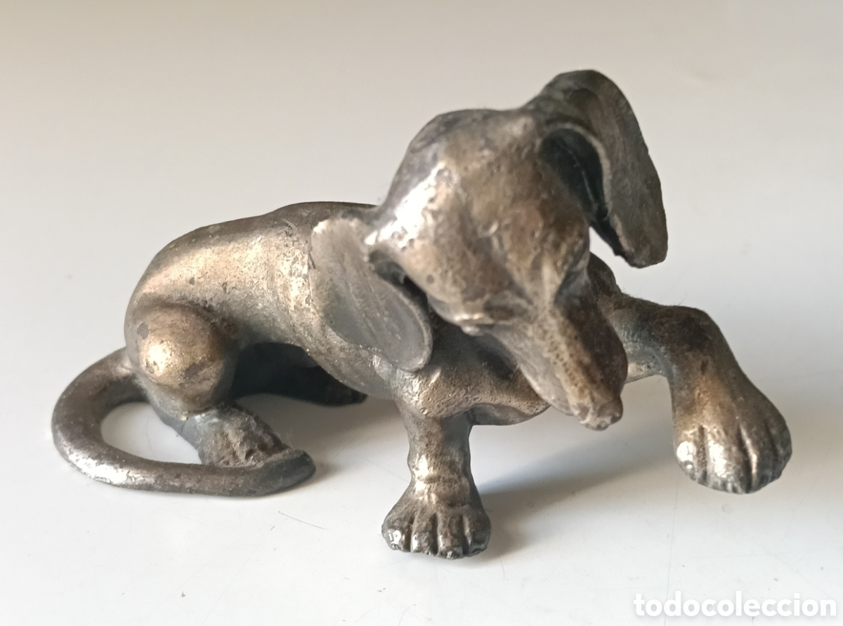 Coleccionismo: Figura de perro Teckel.