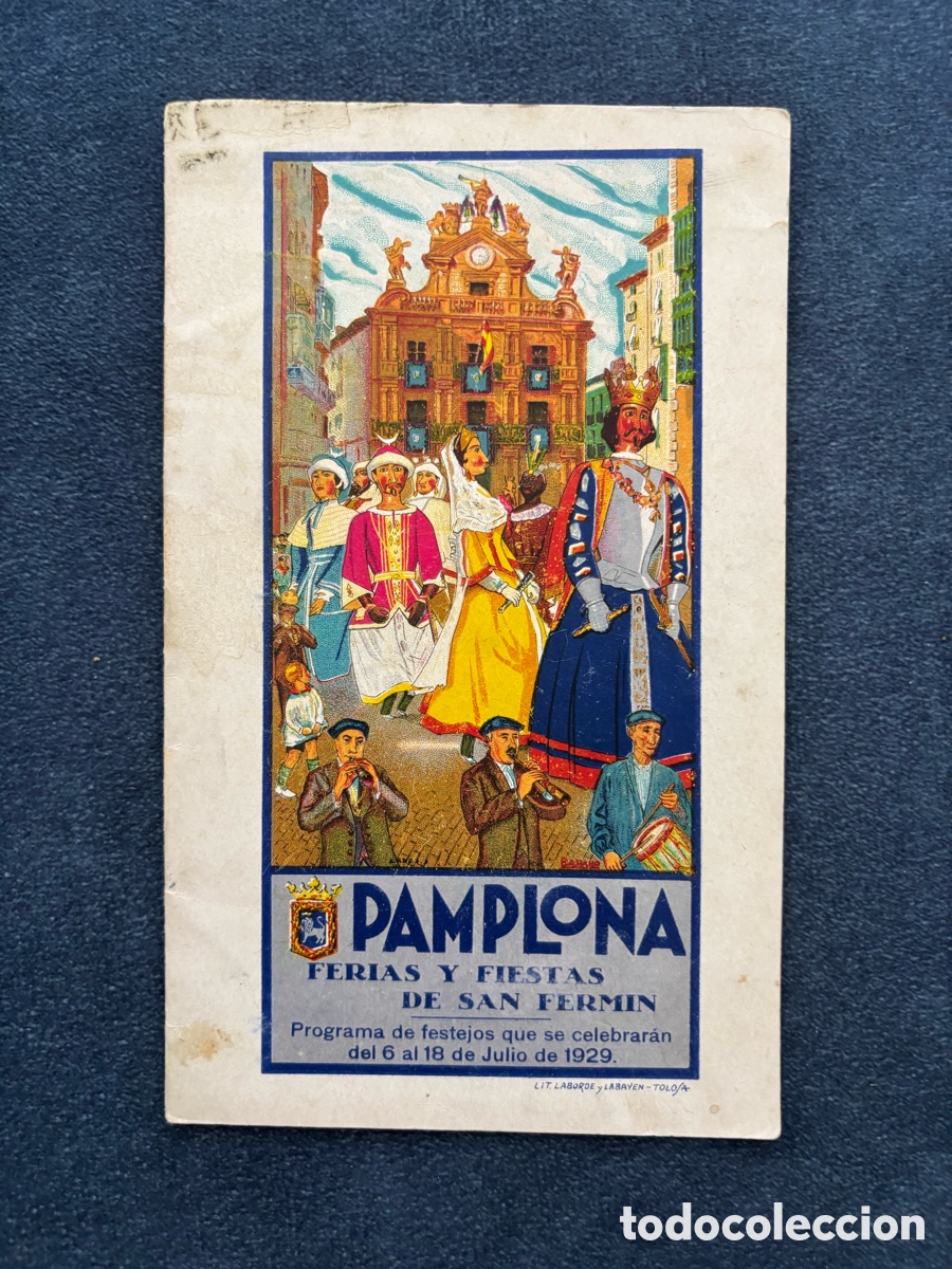 Coleccionismo: Programa de San Ferm&iacute;n de 1929 - Foto 1