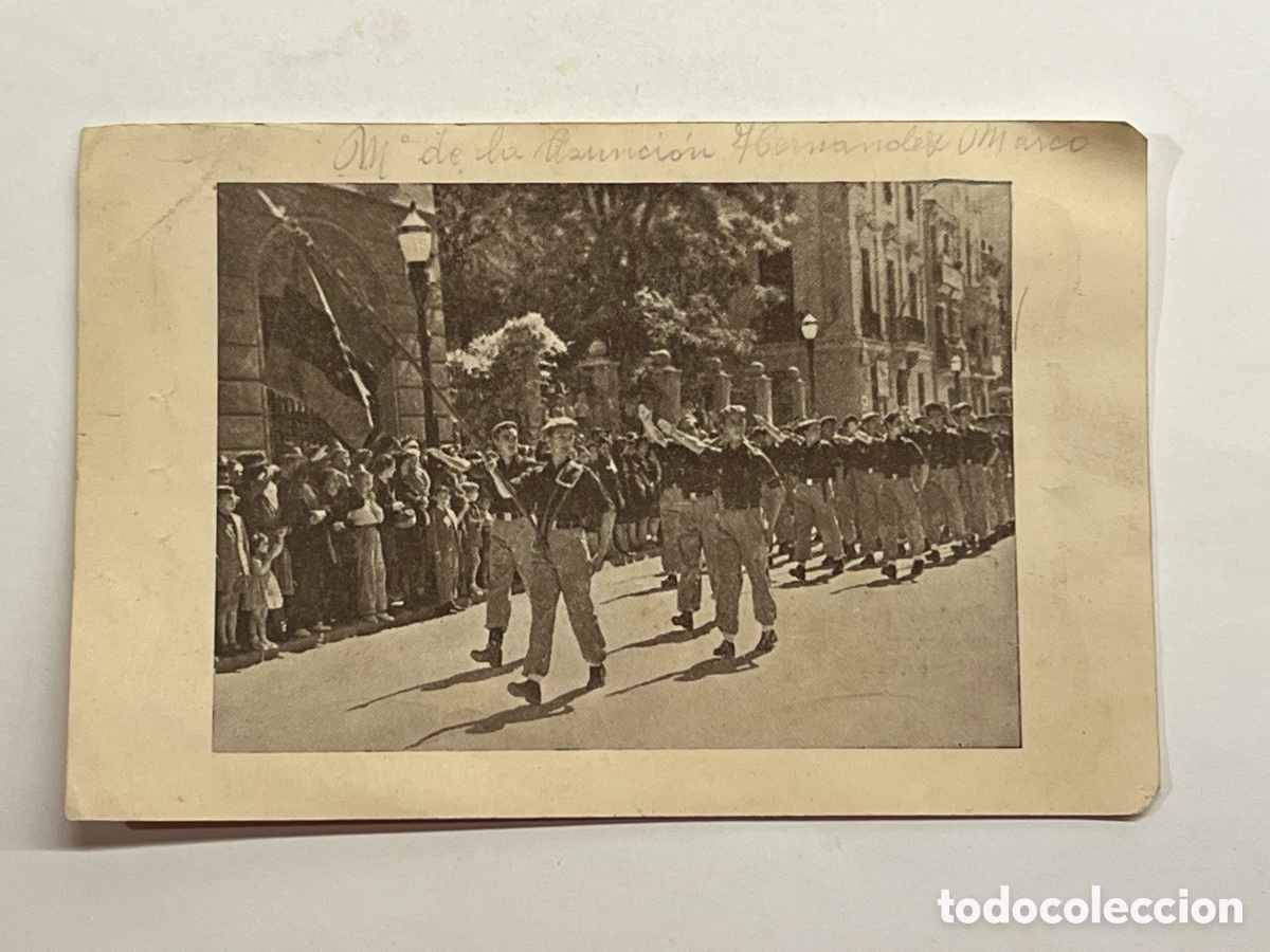Coleccionismo: VALENCIA FALANGE . Desfile V Aniversario Centuria Alejandro Farnesio, actos de celebraci&oacute;n (a.1948)