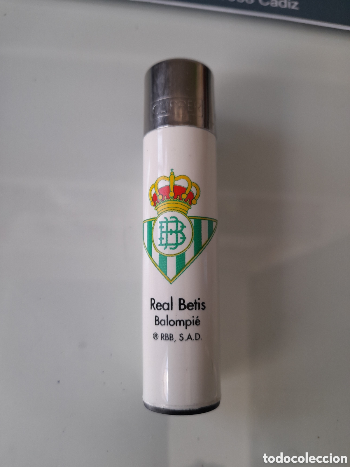 Coleccionismo: ANTIGUO MECHERO CLIPPER, REAL BETIS BALOMPIE