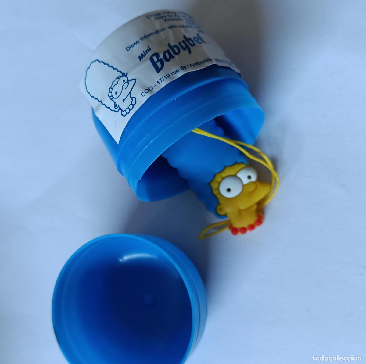 Coleccionismo: capsula babybel promocional quesos quesitos simpsons colgante marge simpson goma