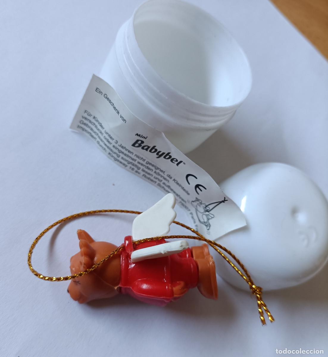 Coleccionismo: capsula babybel promocional quesitos figura figurita mu&ntilde;eco goma navidad reno navide&ntilde;o pvc angel