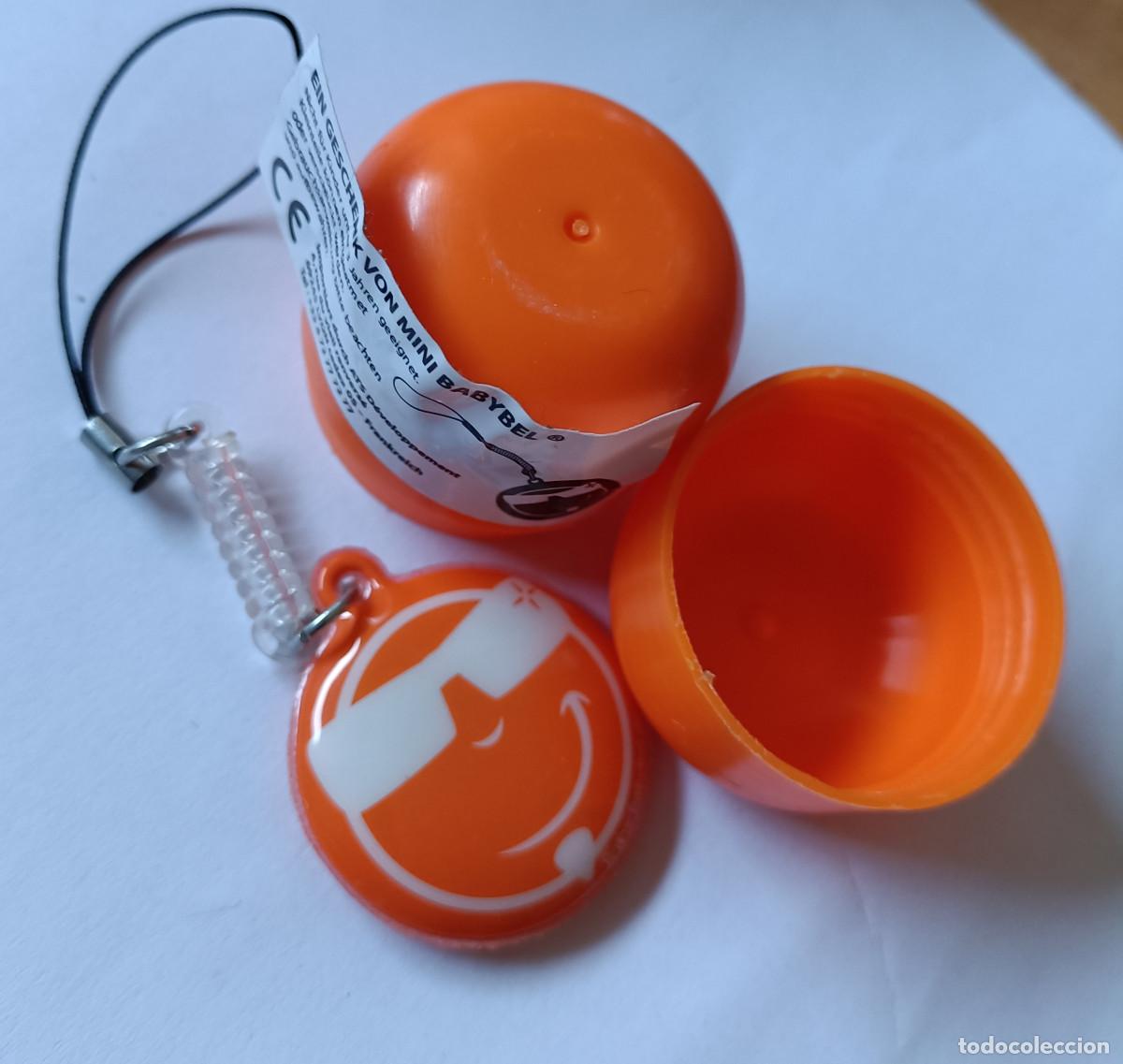 Coleccionismo: capsula babybel promocional colgante emoticono gafas sol blando gadget publicitario quesitos