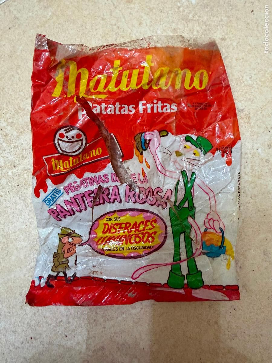 Coleccionismo: Bolsa Matutano la pantera rosa