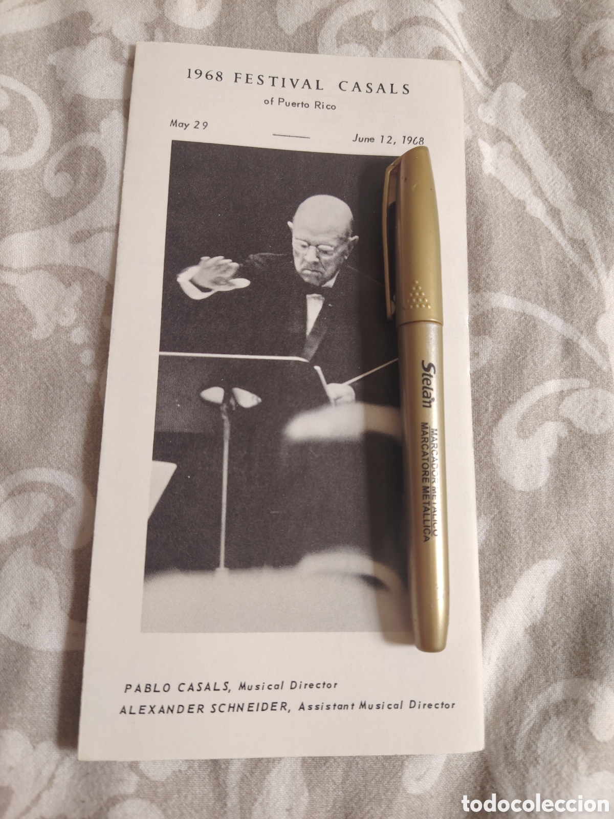 Coleccionismo: Festival Casals 1968. Puerto Rico