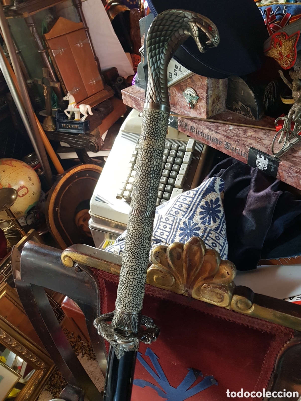 Coleccionismo: ESPECTACULAR KATANA DE ACERO 4.40 ARTESAN&Iacute;A TOLEDANA