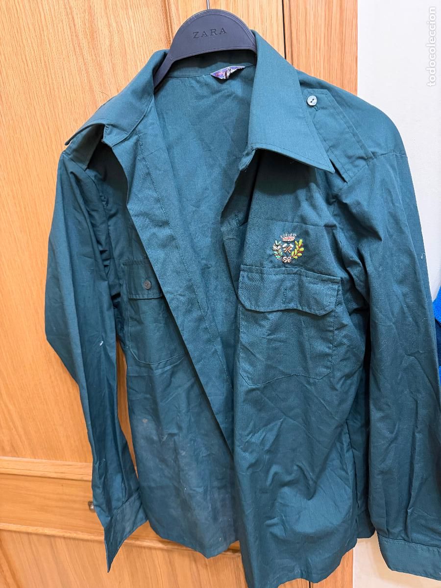 Coleccionismo: Camisa verde de forestal