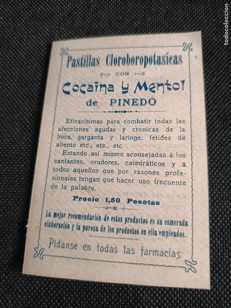 Collectionnisme: Publicidad antigua Cocaina y Mentol