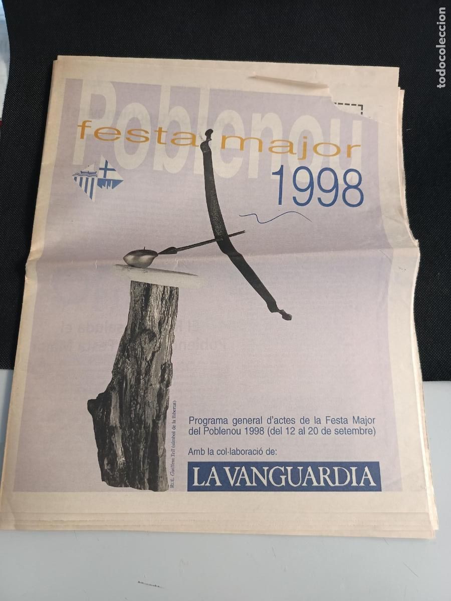 Coleccionismo: Periodico Festa major Poble Nou 1998