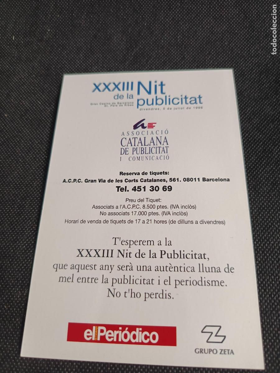 Collectionnisme: publicidad XXIII nit de la publicitat