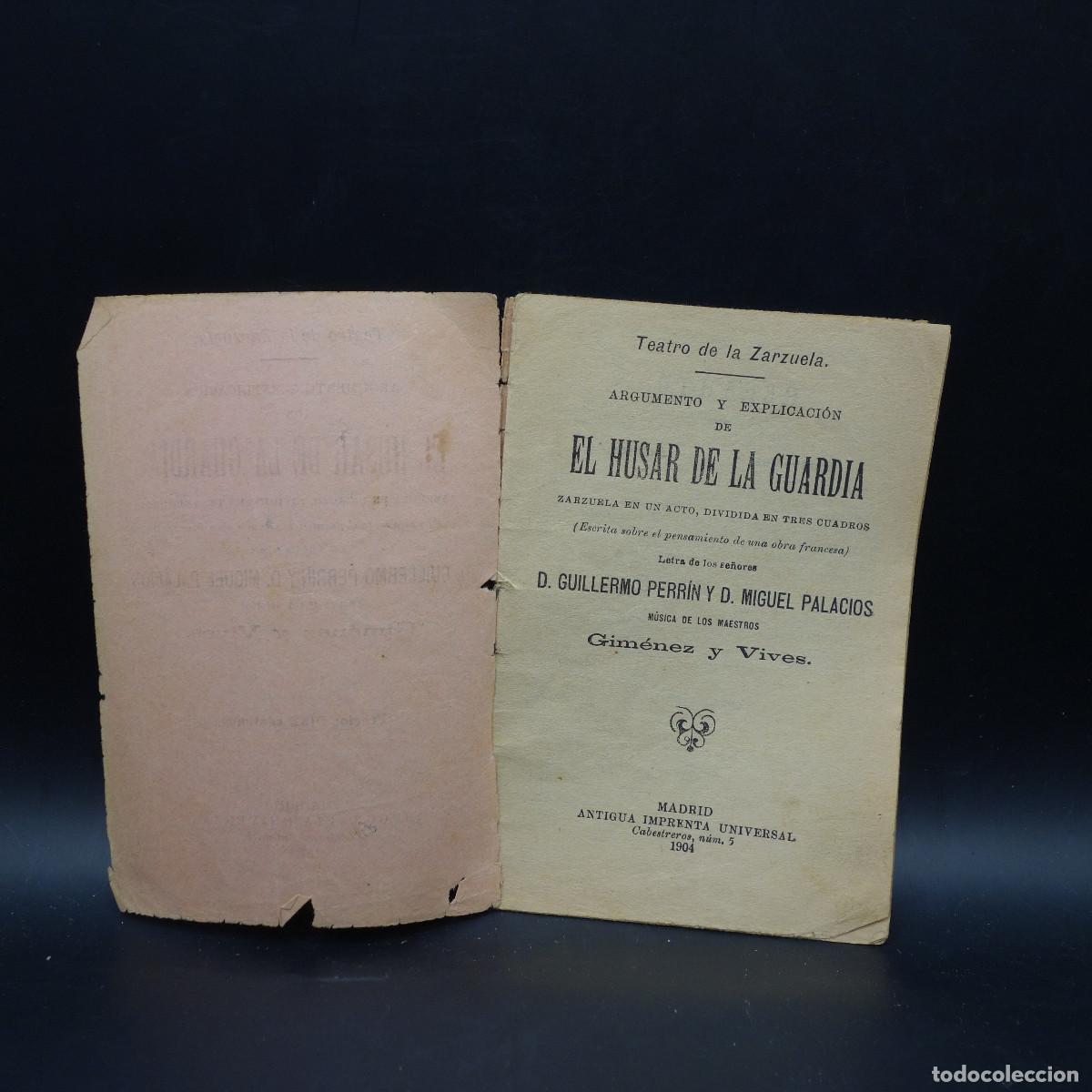 Coleccionismo: PROGRAMA DE LA OBRA DE TEATRO EL HUSAR DE LA GUARDIA - Foto 3