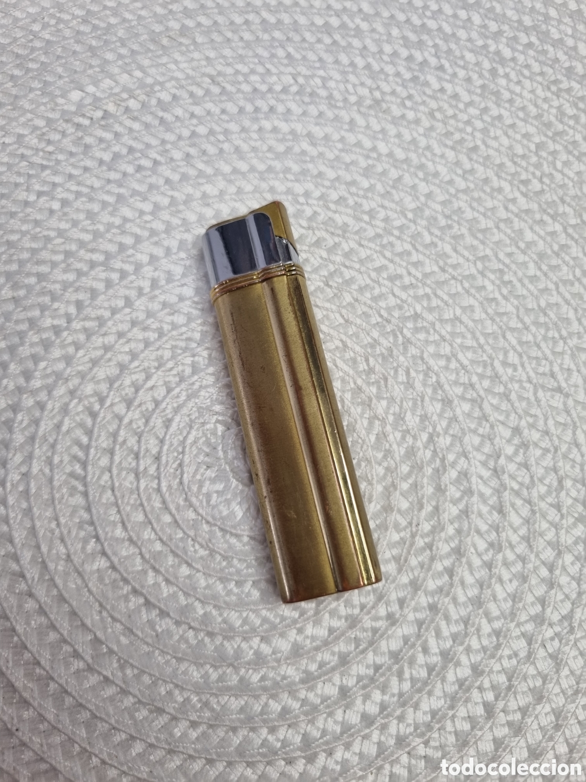 Coleccionismo: Encendedor Met&aacute;lico Vintage Turbo