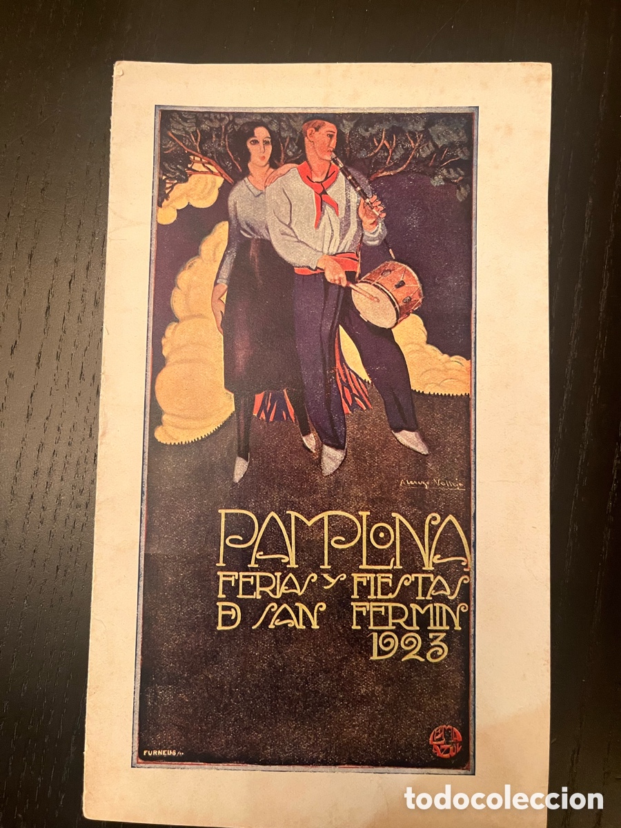 Coleccionismo: Programa de San Ferm&iacute;n de 1923