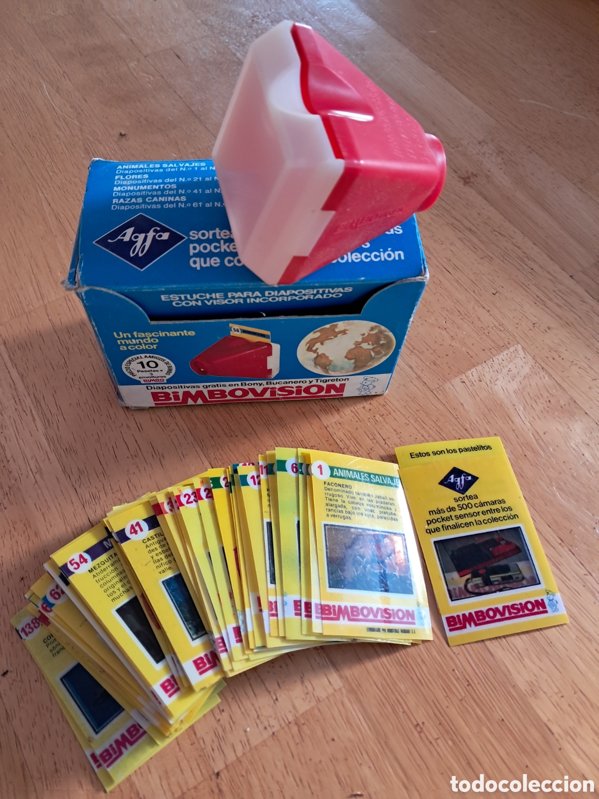 Coleccionismo: Caixa original del&nbsp;Bimbovisi&oacute;n, una joguina promocional molt popular de&nbsp;Bimbo&nbsp;a Espanya durant els&nbsp;a