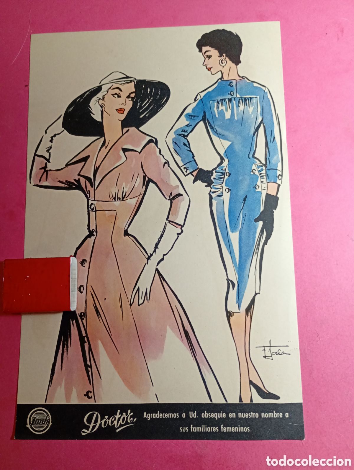 Coleccionismo: LABORATORIOS FUNK MODELOS VESTIDOS FIGURINES F. SALA DESTINADOS A F&Eacute;MINAS DE DOCTORES