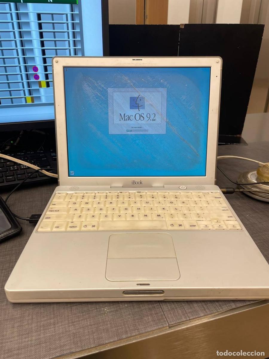 Coleccionismo: Apple iBook G3 Snow (2001) - Dual Boot OS 9.2.2 / Tiger - Cargador Yo-Yo - Coleccionismo