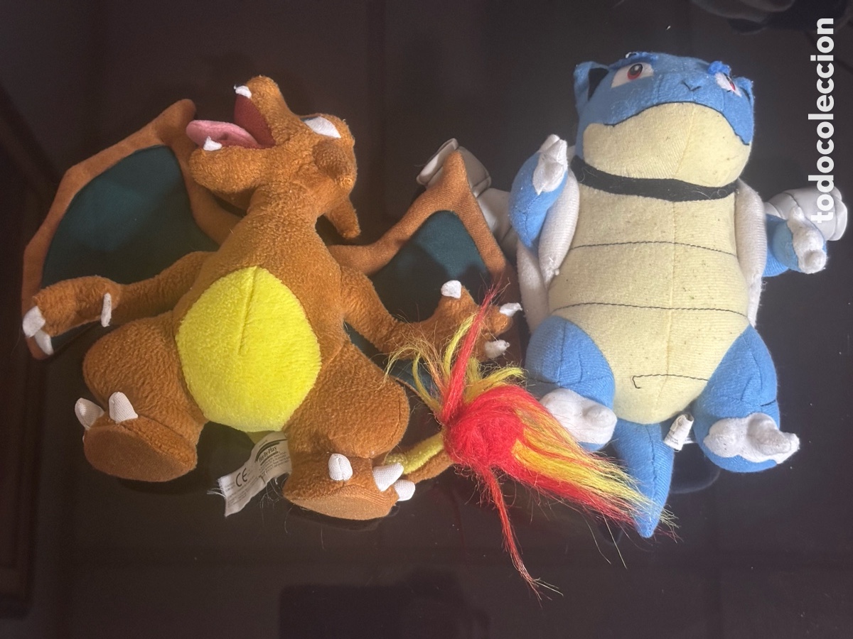 Coleccionismo: LOTE 2 PELUCHES OFICIAL NINTENDO POKEMON CHARIZARD BLASTOISE