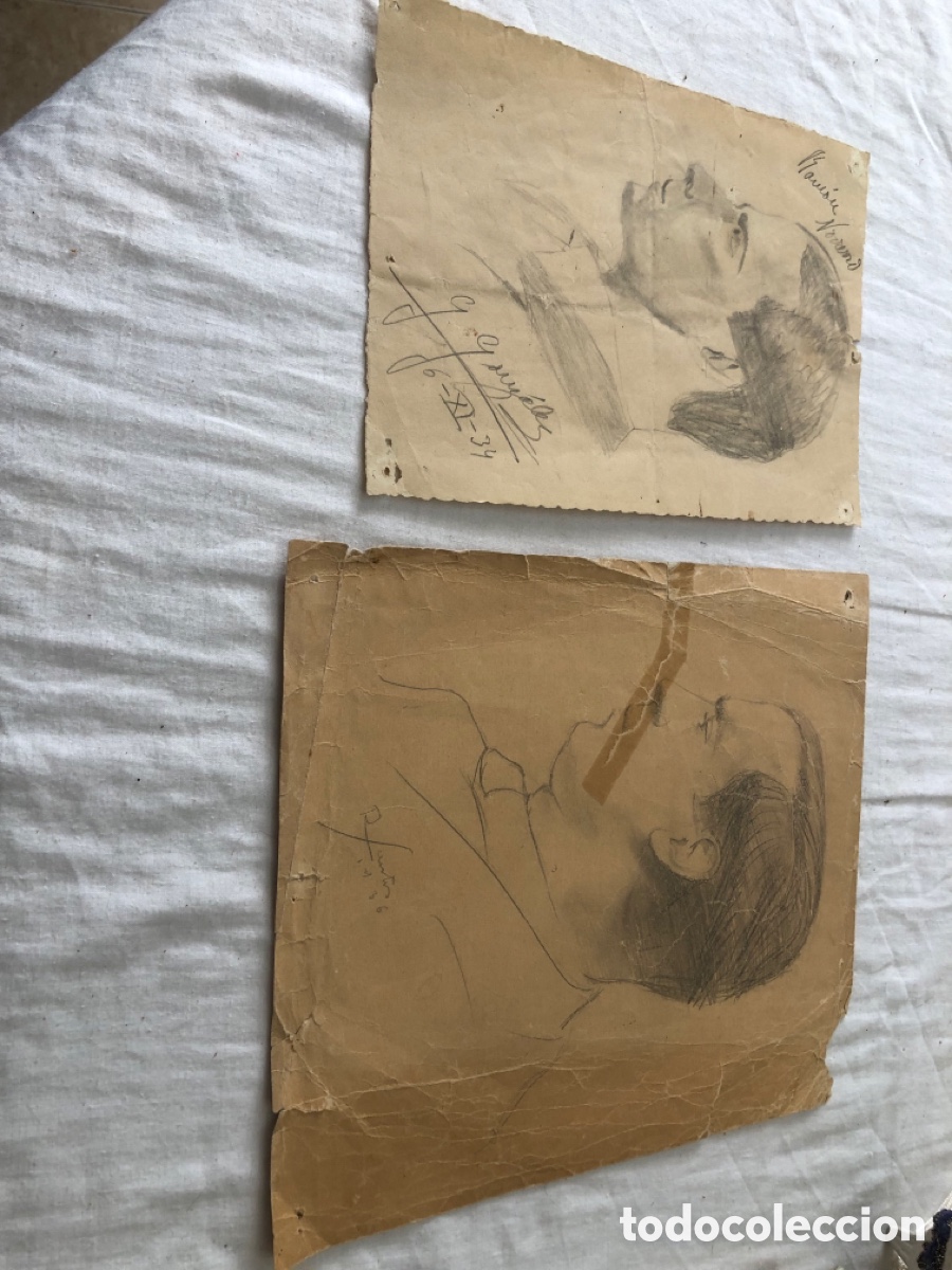 Coleccionismo: Lote de Dibujos Originales a mano firmado G-Gonzales