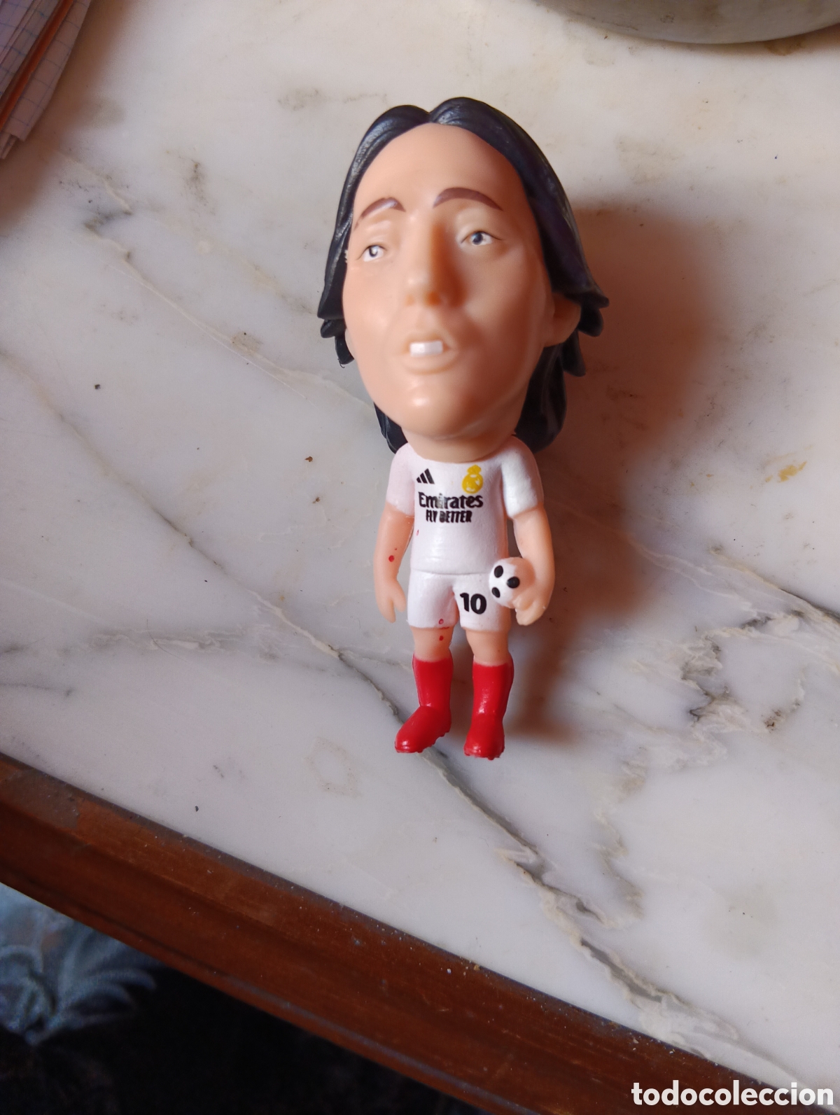 Coleccionismo: Jugador del real Madrid (cabezones)