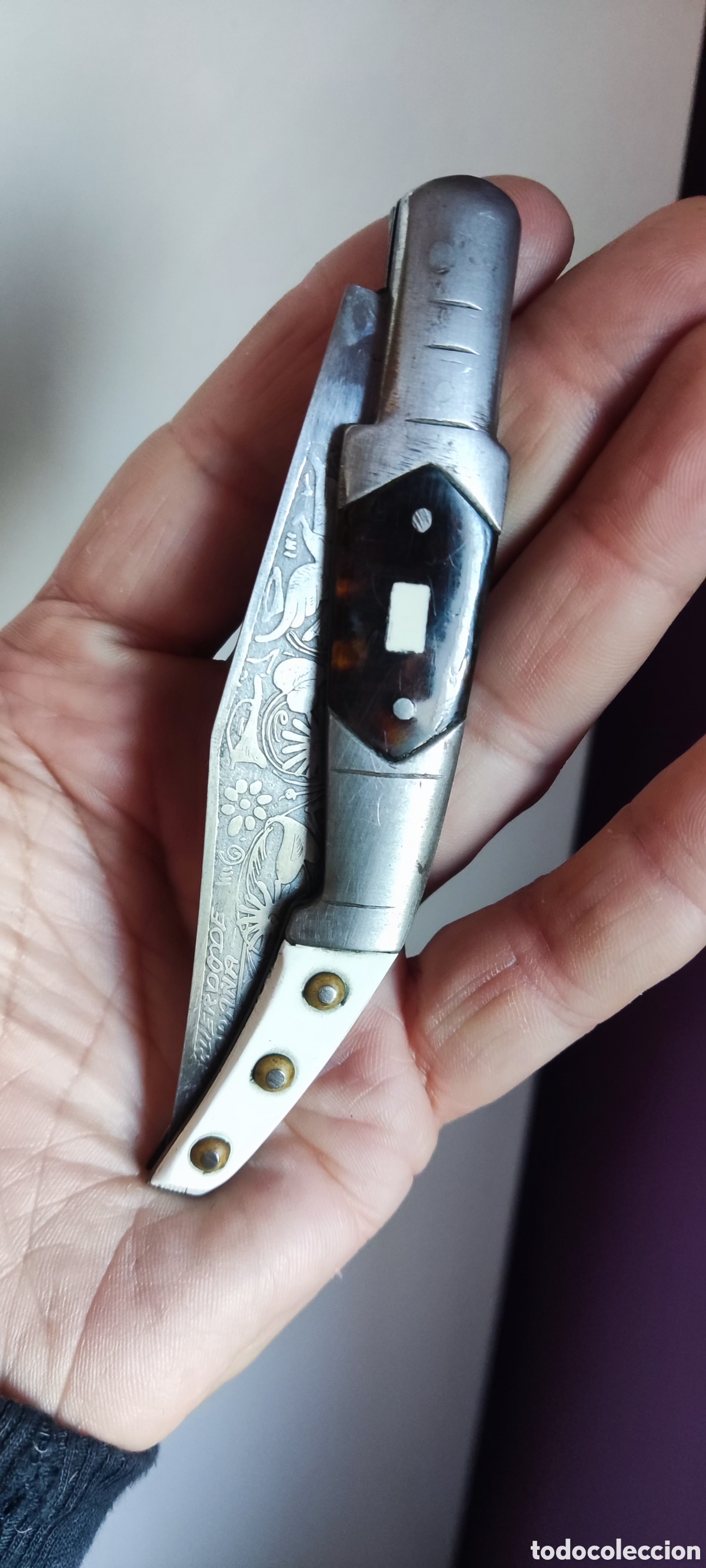 Coleccionismo: Navaja &aacute;rabe antigua santa Cruz de Mudela