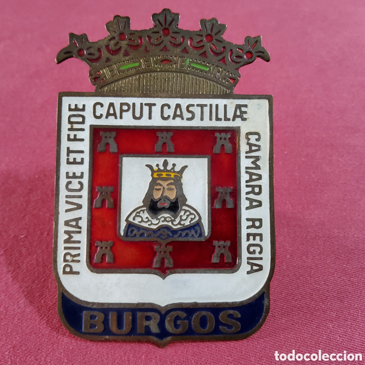 Coleccionismo: ANTIGUO ESCUDO DE LA CIUDAD DE BURGOS