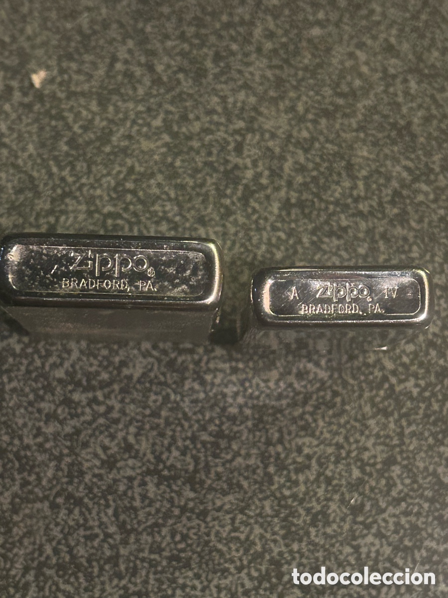 Coleccionismo: Lote 2 ZIPPOS originales - Foto 2