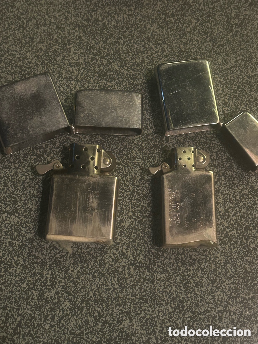 Coleccionismo: Lote 2 ZIPPOS originales - Foto 3