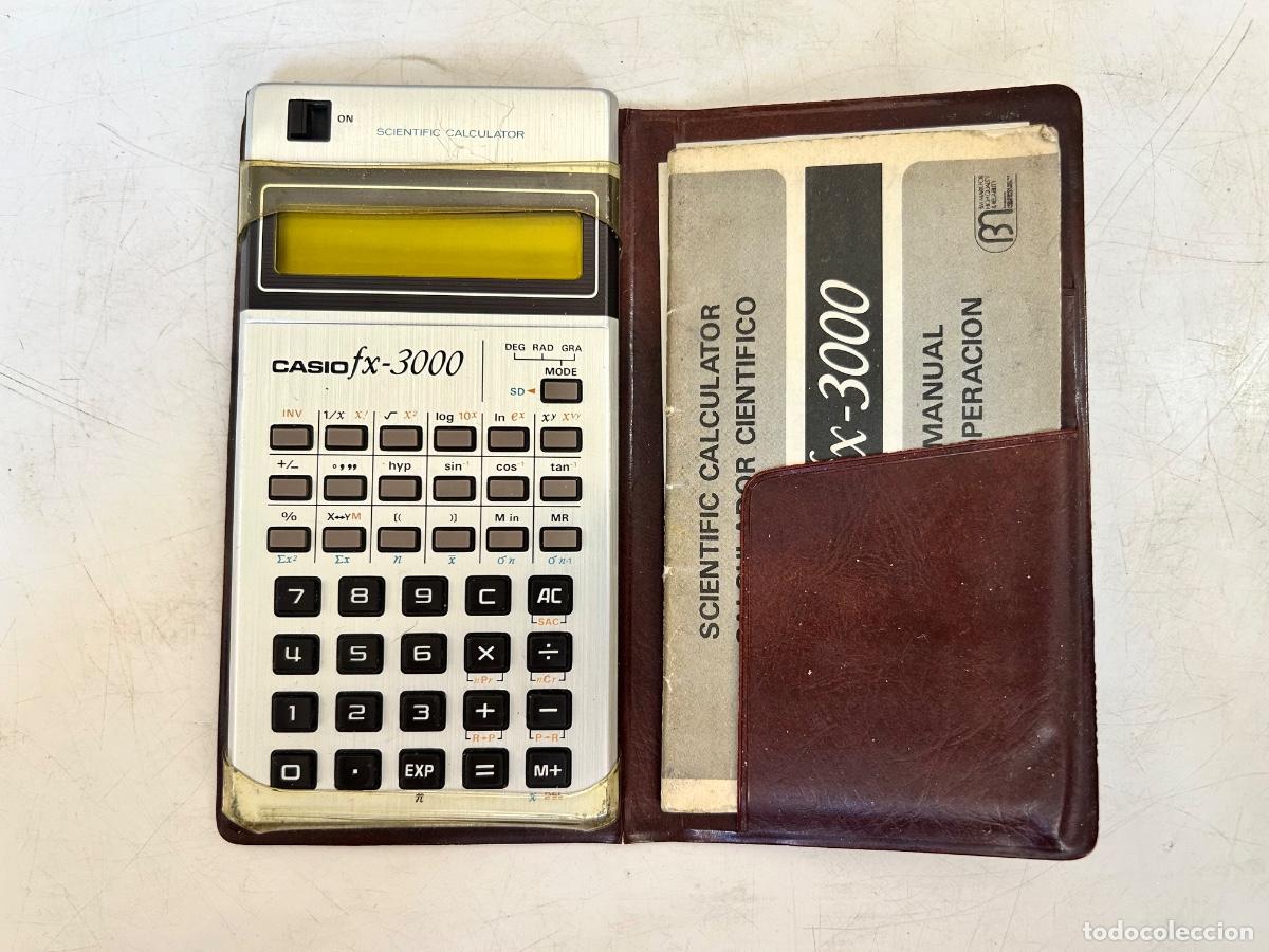 Coleccionismo: DIF&Iacute;CIL CASIO FX-3000-ANTIGUA CALCULADORA CIENT&Iacute;FICA LCD-JAPAN 1977-FX3000