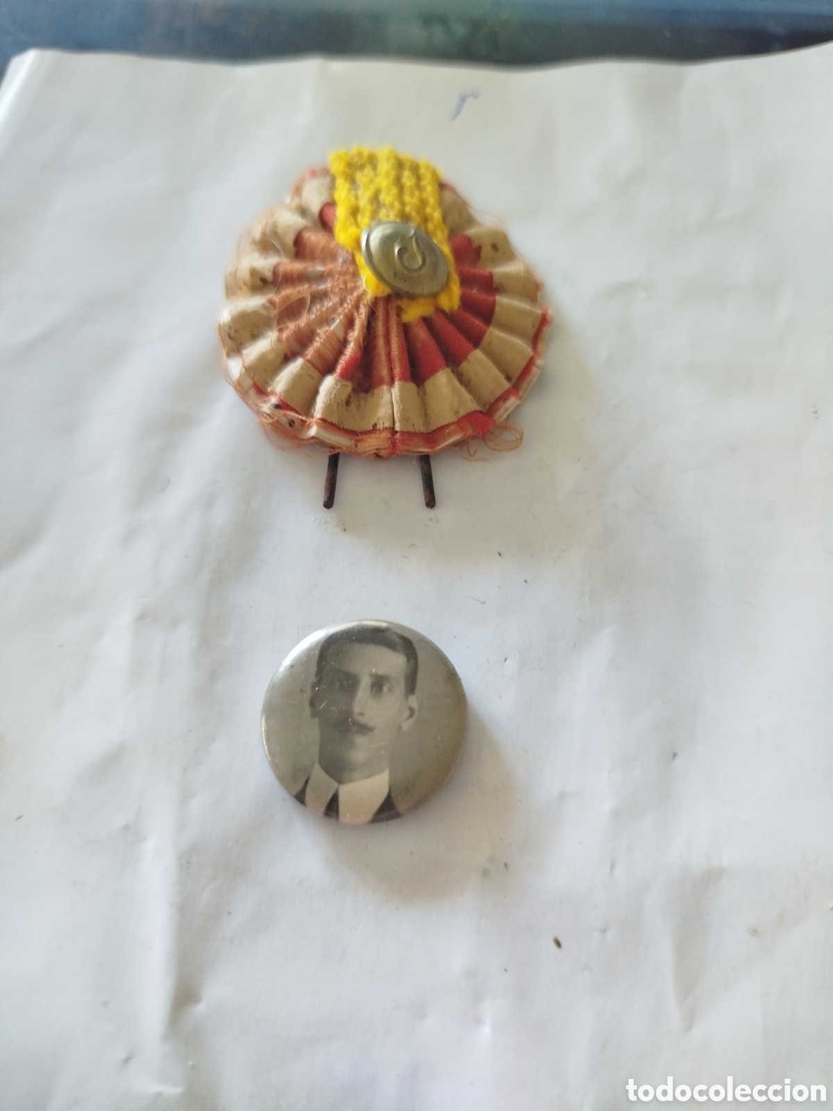 Coleccionismo: Escarapela ypin de Alfonso XIII