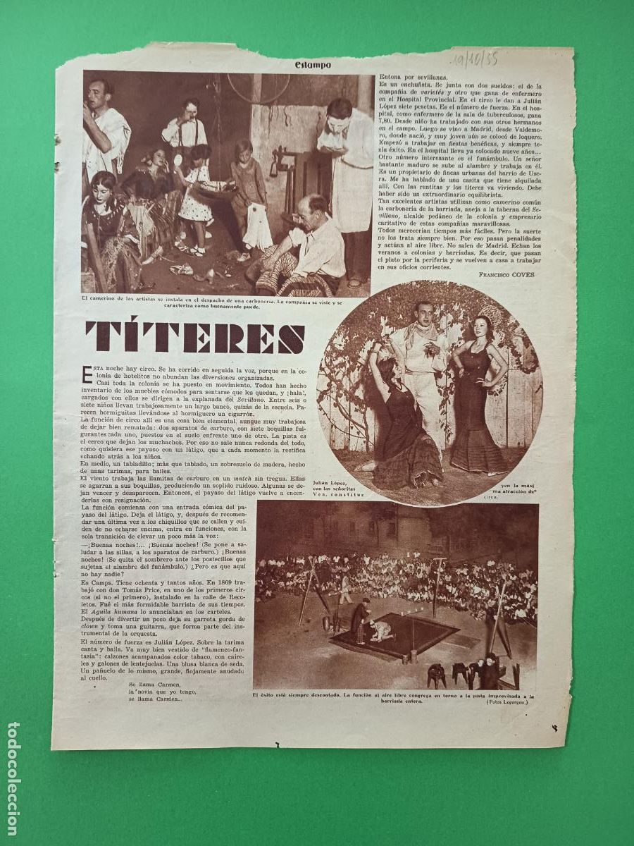 Coleccionismo: T&Iacute;TERES - 19/10/1935