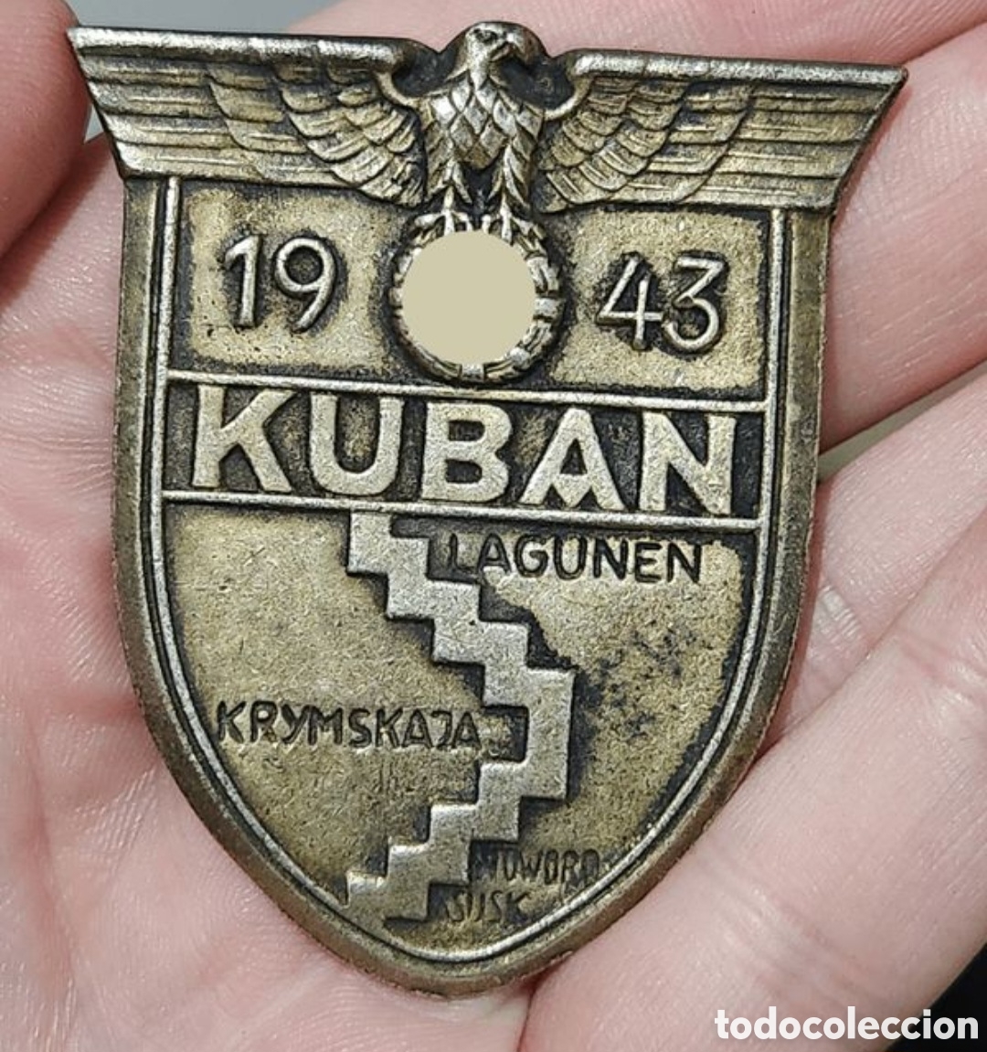 Coleccionismo: Ancien insigne medaille plaque de bras kouban 1943