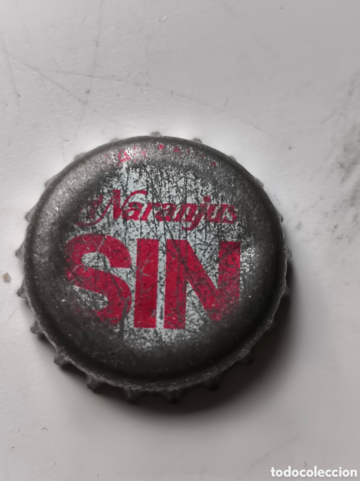 Coleccionismo: Chapa tri naranjus sin