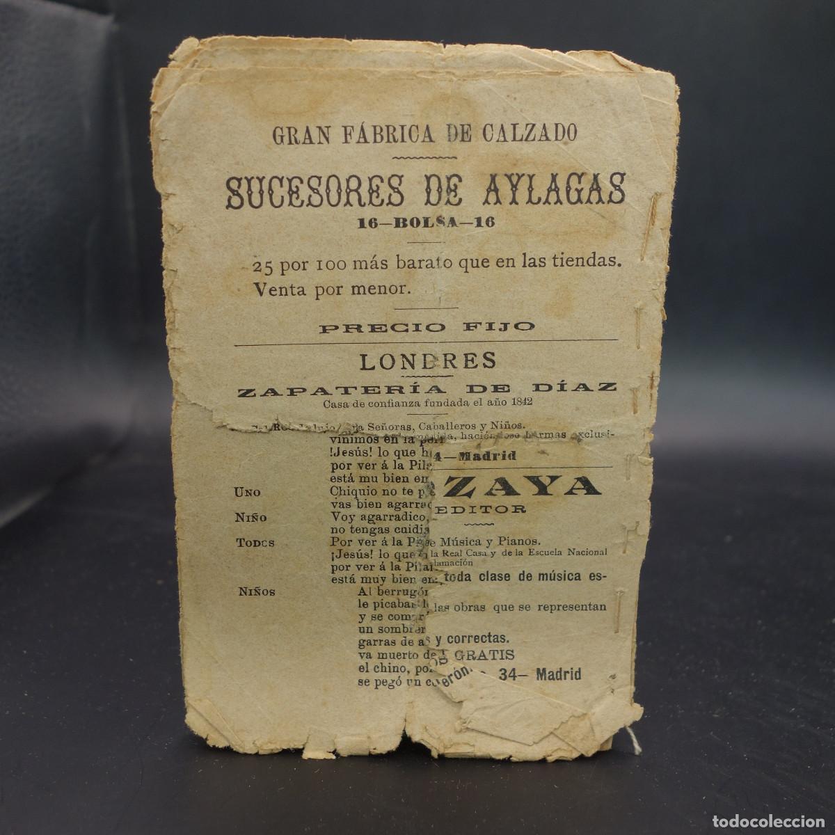 Coleccionismo: PROGRAMA DE LA OBRA DE TEATRO GIGANTES Y CABEZUDOS - Foto 2